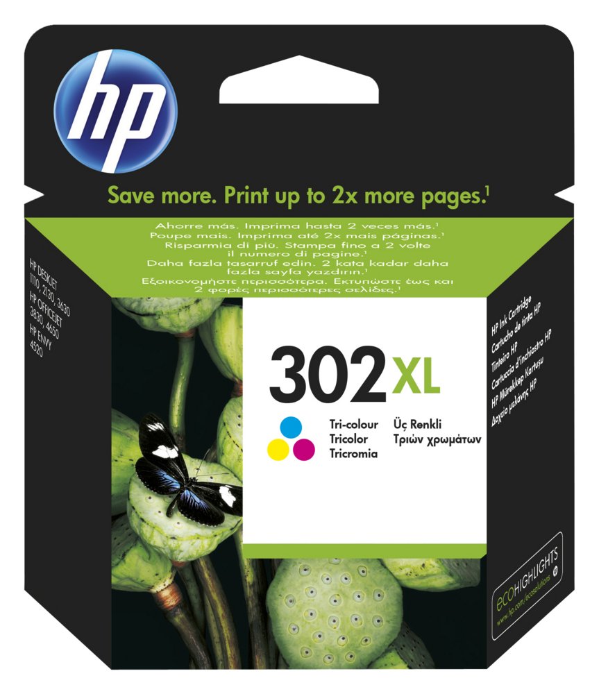 HP 302XL | Originele High-Capacity Drie-Kleuren Inktcartridge - Afbeelding 3