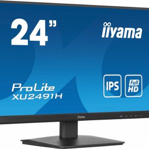 Iiyama ProLite XU2491H-B1 | 23,8″ | 1920×1080 IPS | 100 Hz | HDMI + DisplayPort | Full HD Monitor
