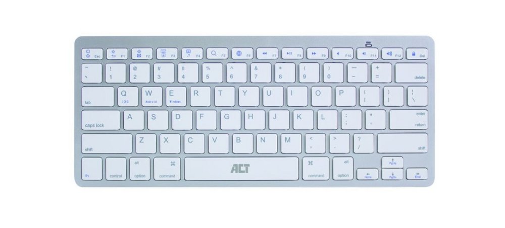 ACT AC5600 | Toetsenbord | Bluetooth | QWERTY US International | Wit