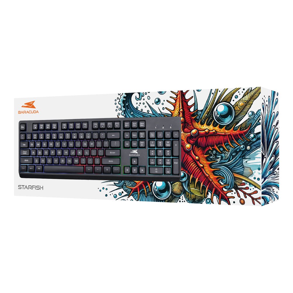 Baracuda STARFISH RGB | Bedraad Gaming Toetsenbord | QWERTY - Afbeelding 7