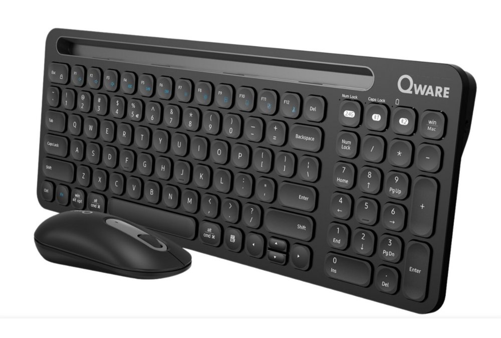 QWARE Wireless Desktop Combo Florence Zwart | Returned - Afbeelding 4