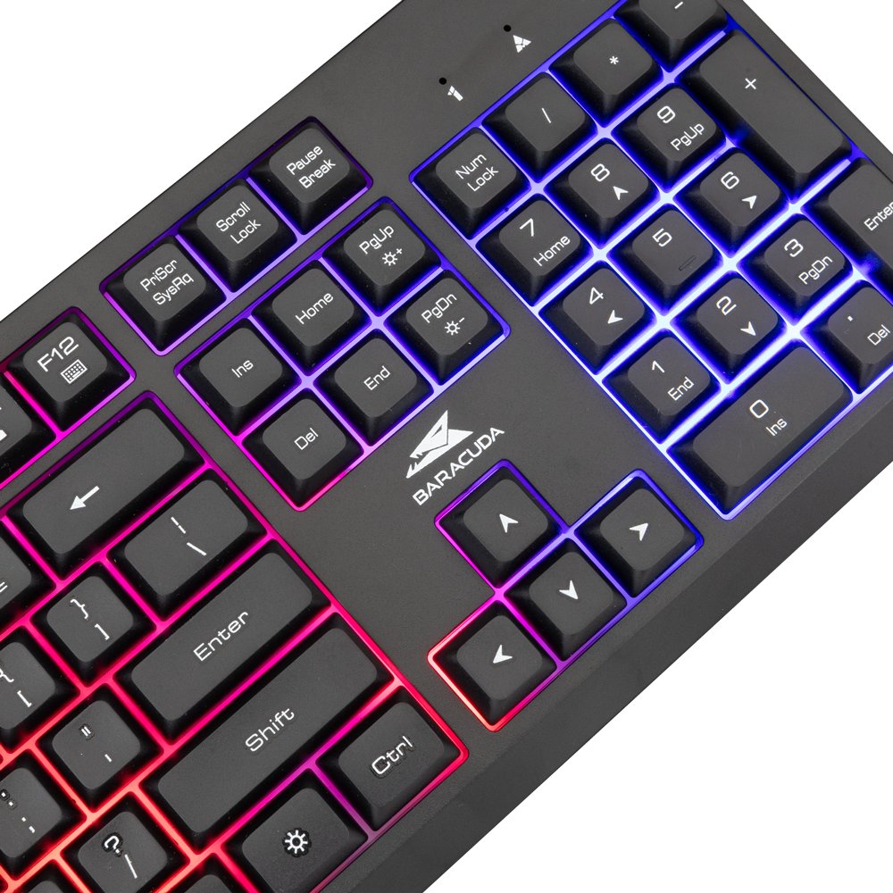 Baracuda STARFISH RGB | Bedraad Gaming Toetsenbord | QWERTY - Afbeelding 6