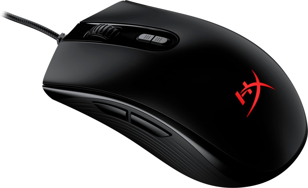 HyperX Pulsefire Core | Bekabelde Gaming Muis | Rechtshandig | USB-A | 6200 DPI | Zwart - Afbeelding 3