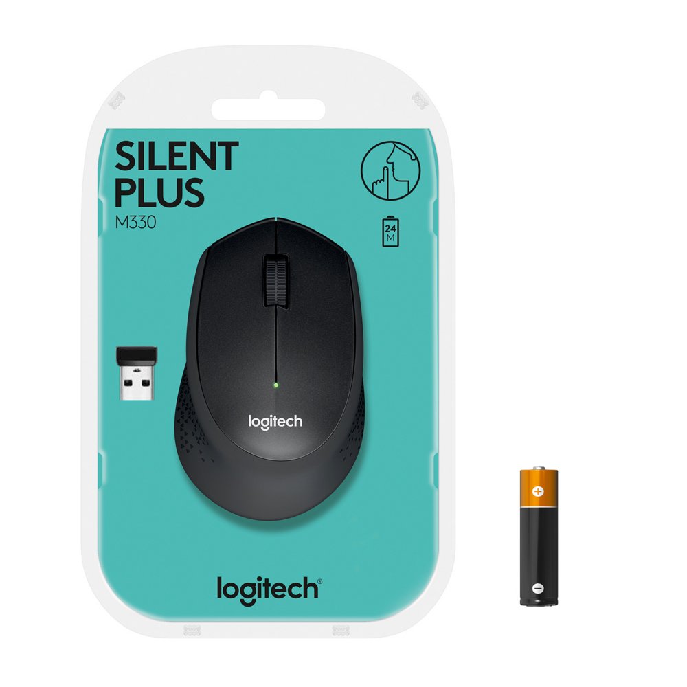 Logitech M330 Silent | Draadloze Muis | Rechtshandig | RF | 1000 DPI | Zwart - Afbeelding 9