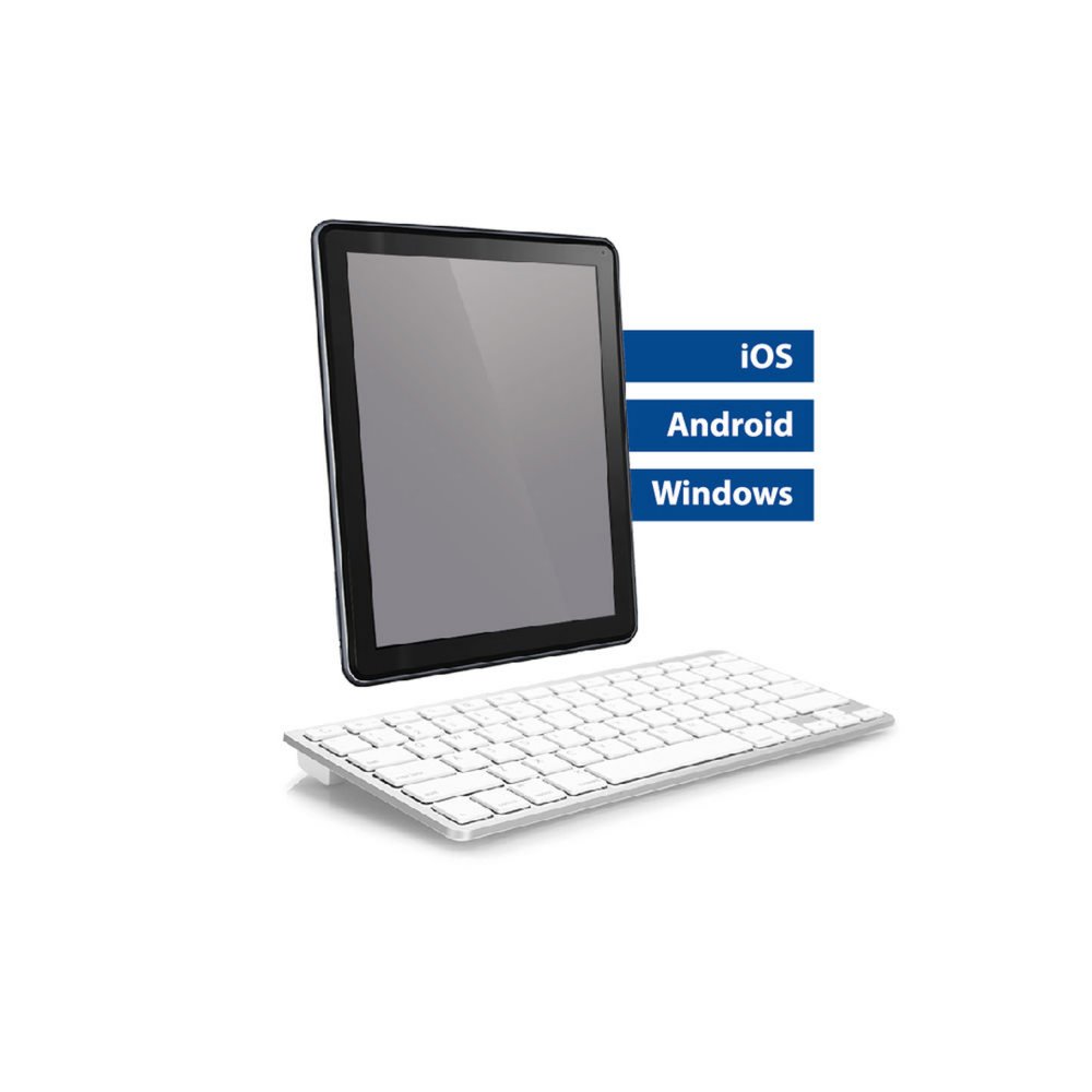 ACT AC5600 | Toetsenbord | Bluetooth | QWERTY US International | Wit - Afbeelding 4