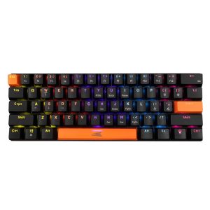 Baracuda DOLPHIN RGB 60% | Bedraad Gaming Toetsenbord | Red Switches | Anti-Ghosting | QWERTY | Zwart