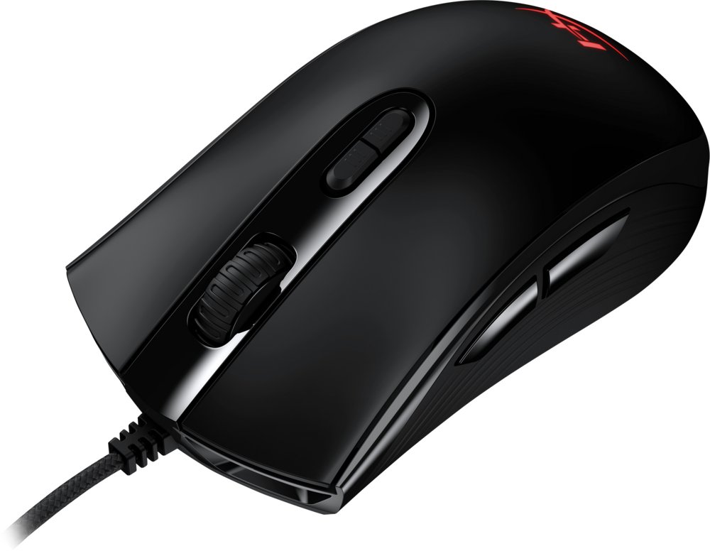 HyperX Pulsefire Core | Bekabelde Gaming Muis | Rechtshandig | USB-A | 6200 DPI | Zwart - Afbeelding 4