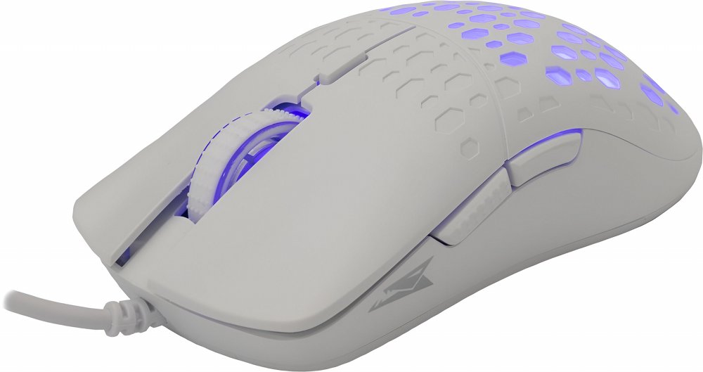 Baracuda OCTOPUS RGB | Bekabelde Gaming Muis | Rechtshandig | USB-A | 3600 DPI | Wit - Afbeelding 4