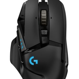 Logitech G502 HERO | Gaming Muis | Rechtshandig | USB-A (bedraad) | 100 – 25.600 DPI | Zwart