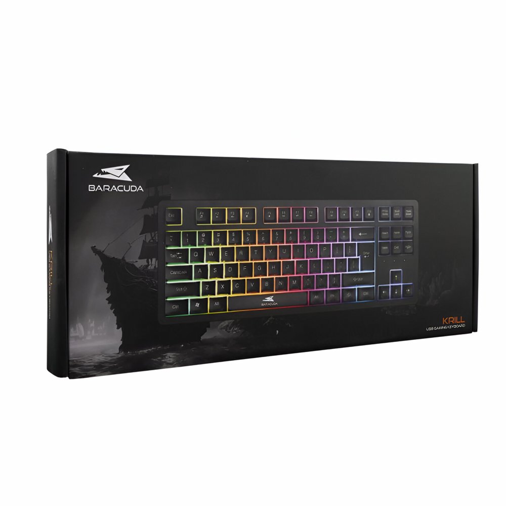 Baracuda KRILL RGB | Tenkeyless Bedraad Gaming Toetsenbord | QWERTY | Zwart - Afbeelding 3