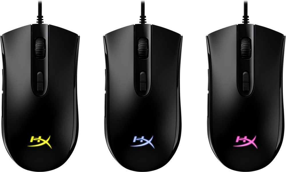 HyperX Pulsefire Core | Bekabelde Gaming Muis | Rechtshandig | USB-A | 6200 DPI | Zwart - Afbeelding 6