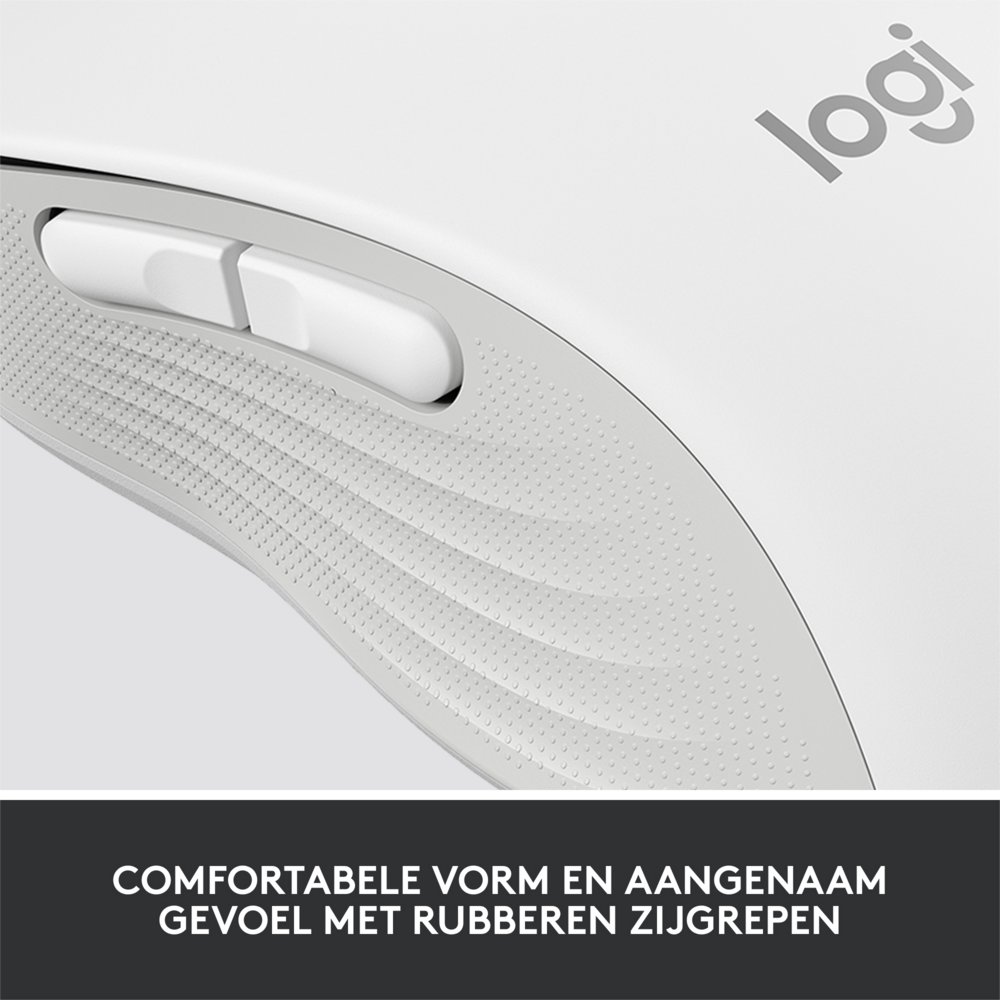Logitech Signature M650 | Draadloze Muis | Rechtshandig | RF + Bluetooth | 2000 DPI | Wit - Afbeelding 13