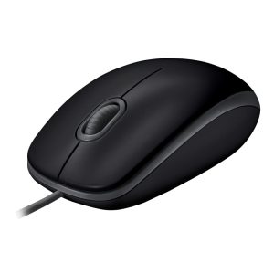 Logitech B110 Silent | Bekabelde Muis | Links- en Rechtshandig | USB-A | 1000 DPI | Zwart
